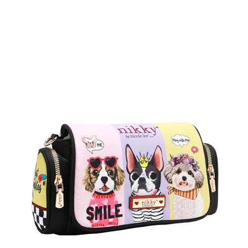 Nicole Lee NIKKY Best Buddies Crossbody Bag, Nylon, Adjustable Strap2