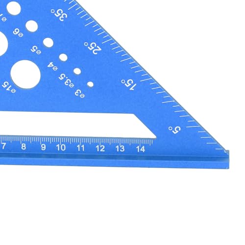 Regla triangular de aluminio de 7 pulgadas miniatura 6