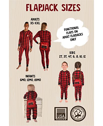 LazyOne Flapjack, One-Piece Pajamas with Drop Seat, Matching Christmas Pajamas