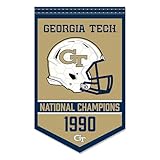 Georgia Tech Yellow Jackets Football National Champions Banner