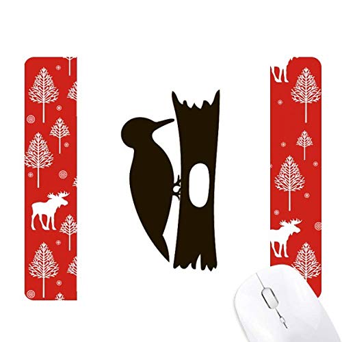 Souris noire bois cadeau de Noël idéal thème forêt nature