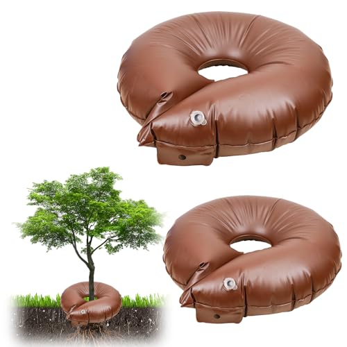 NQEUEPN 2-Pack 15-Gallon Tree Watering Bags for Saplings and Small Trees