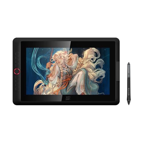 XPPen Artist 15.6 Pro V2 Tableta Gráfica con Pantalla con X3 Pro Chip Inteligente 16K Niveles de...