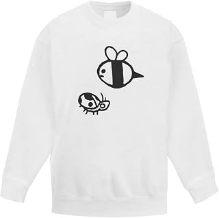 Azeeda 'Bee & Ladybird' Kid's Sweatshirt/Jumper (12-13 Years) (KW00049391)