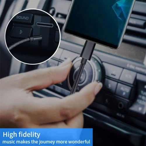 Cable Aux USB C a 3.5mm para Audio para Car Stereo miniatura 6