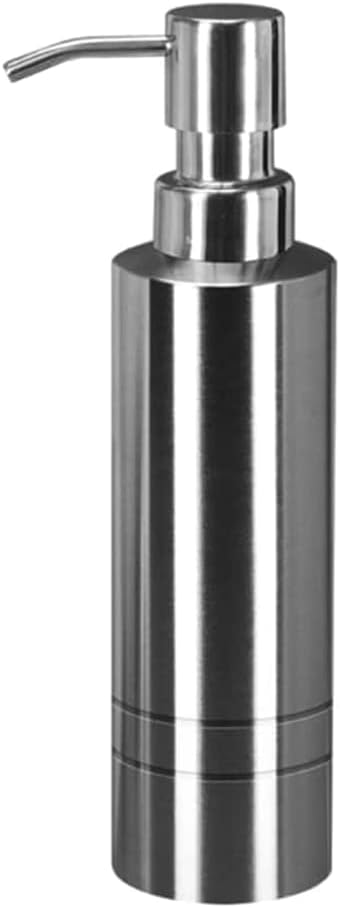 Large Capacity Soap Dispenser Stainless Steel Soap Pump Bathroom Countertop Lotion Dispenser 10.1oz/300ml Capacity Refillable Lotion Bottle Lotion Bottle