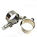 Upgr8 Stainless Steel T-Bolt Clamps Range 1.37" - 1.73" 35MM~44MM For 1" Silicone Coupler Hose (2 Pack)