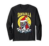 Photo Gallery natale giapponese kaiju santazilla mostro dinosauro maglia a manica Photo Gallery natale giapponese kaiju santazilla mostro dinosauro maglia a manica
