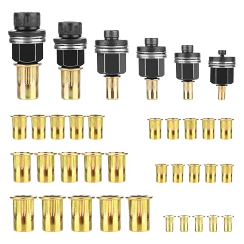 YHNDECO Remachadora Manual – 6 Piezas Kit