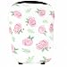 Baby Car Seat Cover Canopy and Nursing Cover Multi-Use Stretchy 5 in 1 Gift "Grace" by Copper Pearl