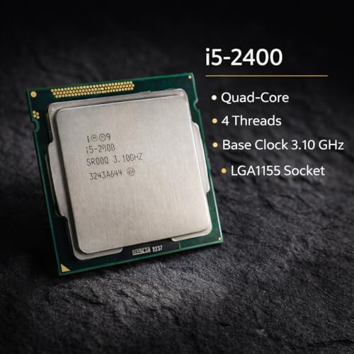 Image of Core i5 2nd Generation Processor (2400 /2500) Up to 3.70GHz | 4 Cores 4 Threads | 6MB Cache | LGA 1155 Socket | HD Graphics 2000 /3000 | CPU Cooling Fan Included