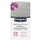 STARWAX - Dry-Cleaning Flakes for Carpets and Rugs - Clean and Revive Carpets and Rugs - For Synthetic and Natural Fibres - Quick and Easy Use -500g - Approx. 20m² -