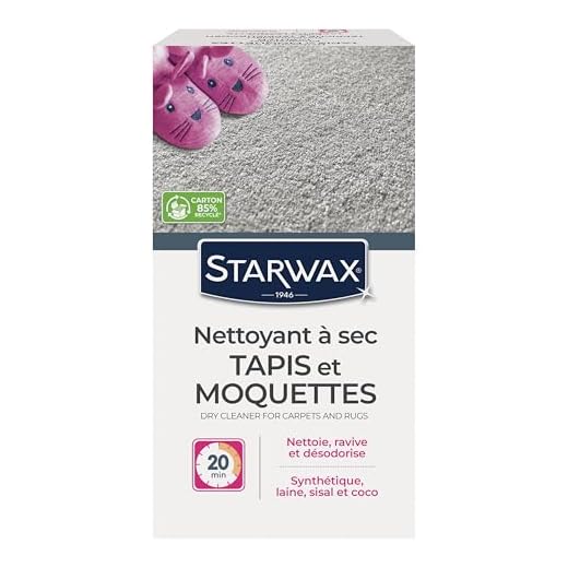 Starwax Dry-Cleaning Flakes for Carpets 500g