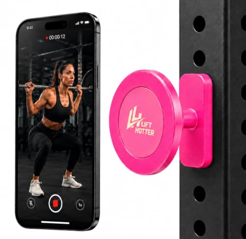 Lift Hotter Pink Magnetic Gym Phone Mount