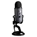 BLUE Microphones Yeti Slate USB Microphone (Slate) Bundle with Over-Ear Headphone and Knox Gear Pop Filter (3 Items)