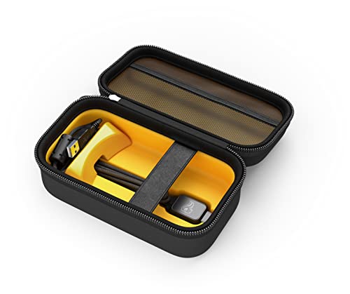 Image of Universal Mouse Case by Glorious Gaming, w /Accessory Pocket & Adjustable Wedge (No Shake), Portable Carrying Case, Hard Shell, Zipper, & Wool Interior, for Bluetooth Wireless Mice & Wired Mice