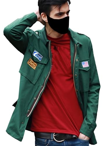 James Western Clothes for Men - Lightweight Silent Cotton Hill 2 Green Jacket