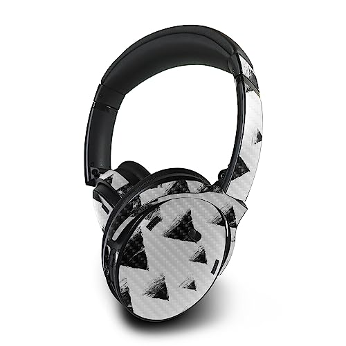 Image of MightySkins Carbon Fiber Skin Compatible with Bose QuietComfort 45 Headphones Black Hills | Protective, Durable Textured Carbon Fiber Finish | Easy to Apply | Made in The USA