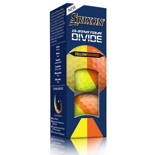 Srixon Q-Star Tour Divide Golf Balls - 6 Pack