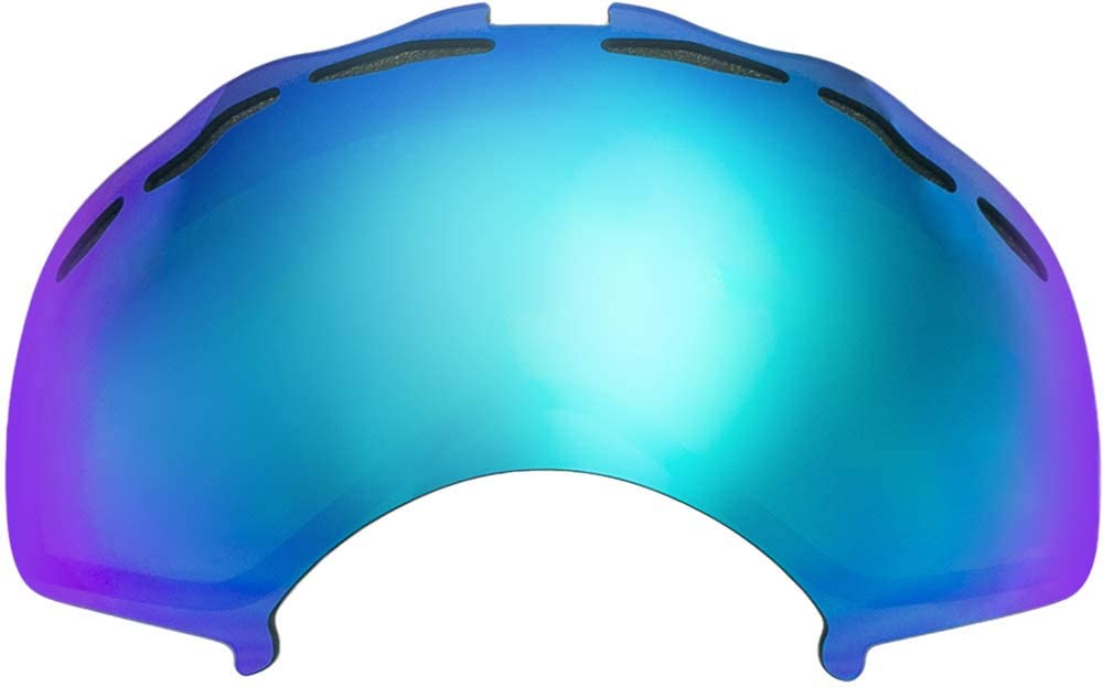 ZERO TECH BASE Lente de repuesto compatible con gafas de nieve Oakley con lentes intercambiables de espejo SPLICE