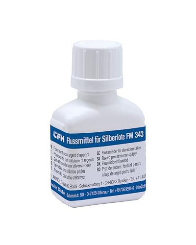 CFH Flussmittel für Silberlote FM 343 - Hartlötflussmittel 25 g, Lötpaste zum Löten von Kupfer,...