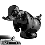 LUSTIGE DEKORATIONEN: Angry Duck Kühlerfigur wird Ihr Auto persönlicher und interessanter machen, egal wo es auftaucht, es wird ein lustiges Zeichen und ein Gesprächsthema sein.