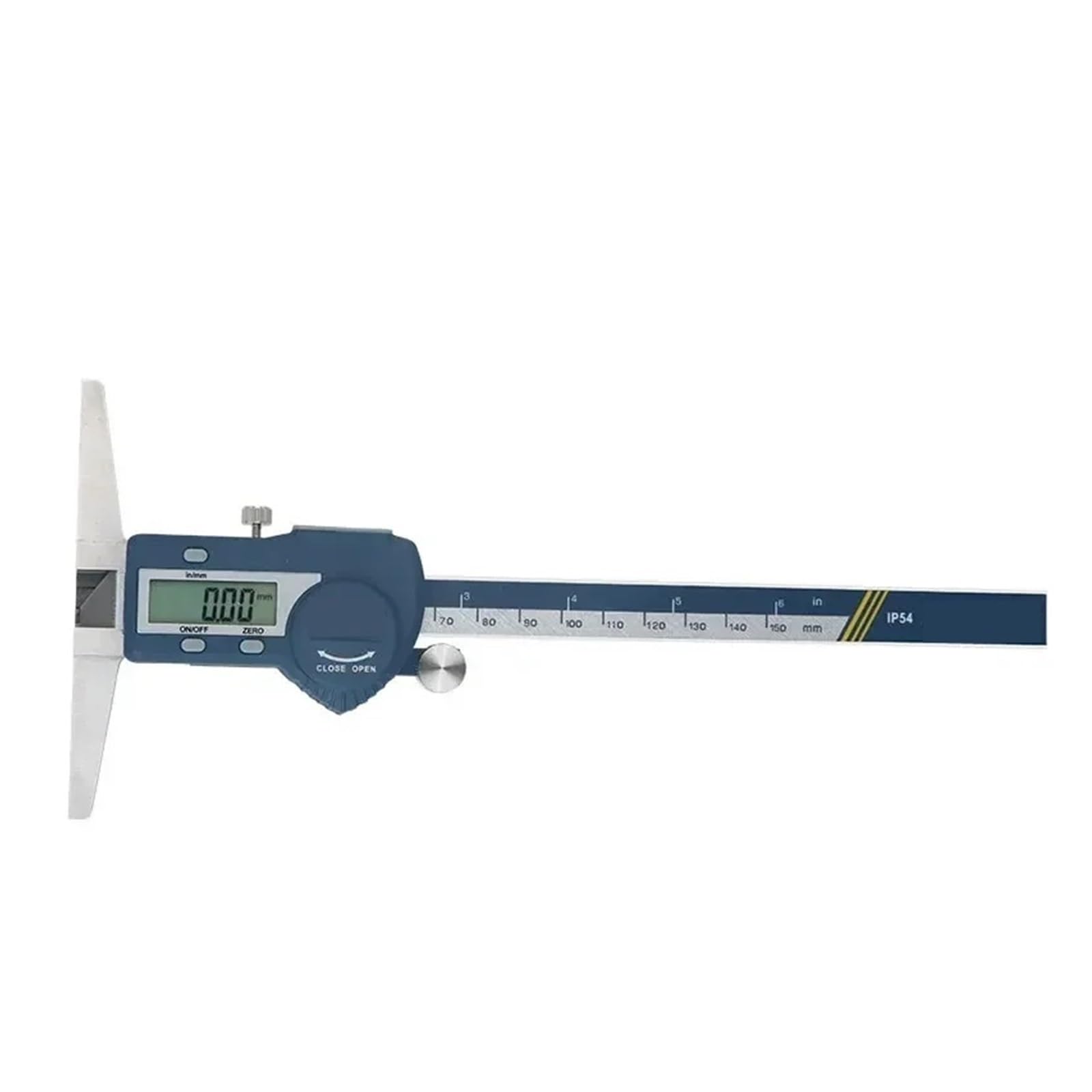 Calibrador Vernier de Profundidad, micrómetro, 150/200/300 Mm, calibrador Vernier Digital, medidor de Profundidad Digital eléctrico de Acero Inoxidable(0-200mm)