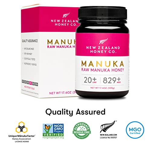 New Zealand Honey Co. Raw Manuka Honey UMF 20+ / MGO 829+ | 500g