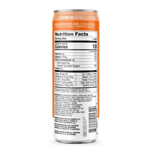 Zoa Energy Drinks Bundle, Super Berry, Wild Orange, & Pineapple Coconut 12Oz (36-Pack) #TOP4