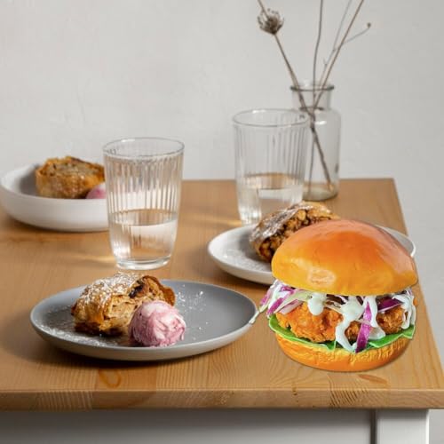 Faux hamburger anti-gaspillage, modèle de pain simulé durable - 6