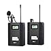 PIXEL 6 Channels UHF Wireless Lavalier Microphone Photographic and Recording Microphone for SLR Camera Used for Photography Video Recording News Gathering (Need 3.5mm Interface)