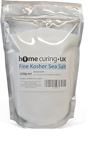 Fine Kosher Sea Salt 100% Pure NO Additives NON-IODISED. (1.25kg)