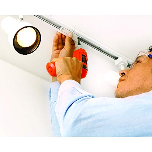 Black Decker Parafusadeira à Bateria, Ferramenta com Encaixe de 6,4mm, Acompanha Bateria Bivolt, Mod