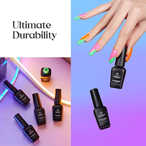 Beetles Neon Gel Nail Polish Set, Summer Nails Gel Neon Orange Hot Pink Blue Yellow Green Purple Gel Polish 6 Colors Soak Off Led Gel Nail Kit Nails Nail Art Manicure Gifts For Women #TOP5