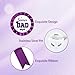 Senior Dad 2026 Graduation Tinplate Badge Pin - Senior 2026 Brooch Pin, Purple Rosette Class of 2026 Award Ribbon Button for Dad, High School Graduation Party Decoration