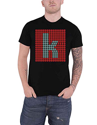 The Killers Men's K Glow Short Sleeve T-Shirt, Black, X-Large