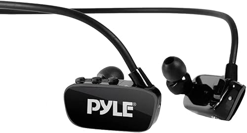 Miniatura 2 de Pyle PSWP28BK PSWP28BK - Auriculares Bluetooth con reproductor de MP3 y Bluetooth con batería recargable incorporada Bluetooth con memoria flash de