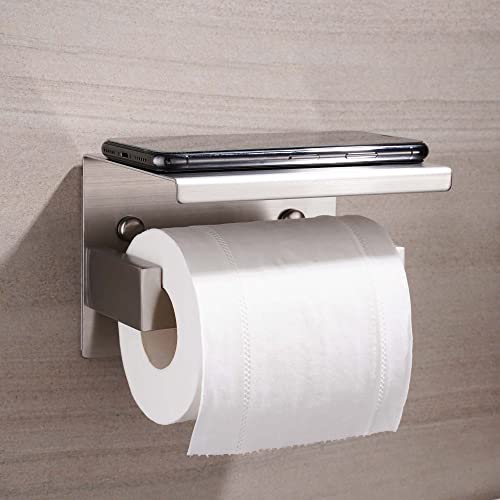 Toilettenpapierhalter ohne Bohren selbstklebend aus Edelstahl