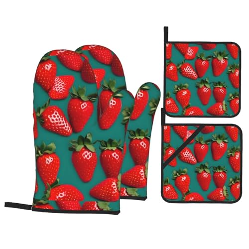 Moule de cuisson fraise isolé x4 pour micro-ondes et barbecue