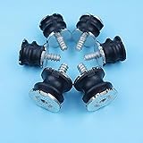 Hochwertiges Produkt MQEIANG AV-Isolator-Pufferhalterungen, kompatibel mit Husqvarna 268 61 266 272XP 272 XP Jonsered 625 630 670 Champ Kettensäge, 6 Stück