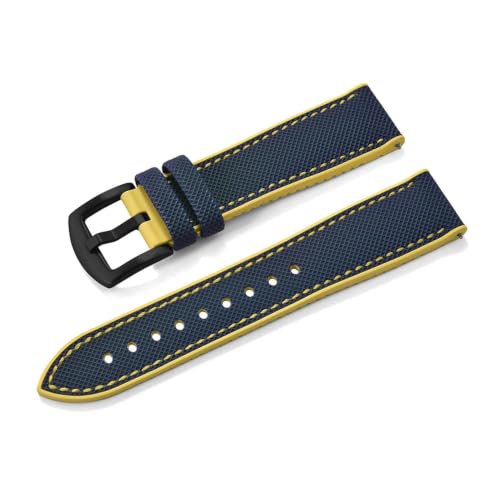 Bracelet de montre souple en toile de voile et FKM pour un confort absolu