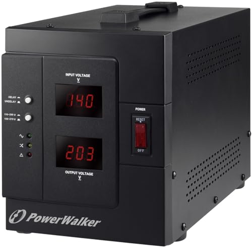 PowerWalker AVR 3000 SIV FR Spannungsregler, 110-280 V, 3000 VA, 2400 W, 1 AC-Ausgänge, Terminal, 95%