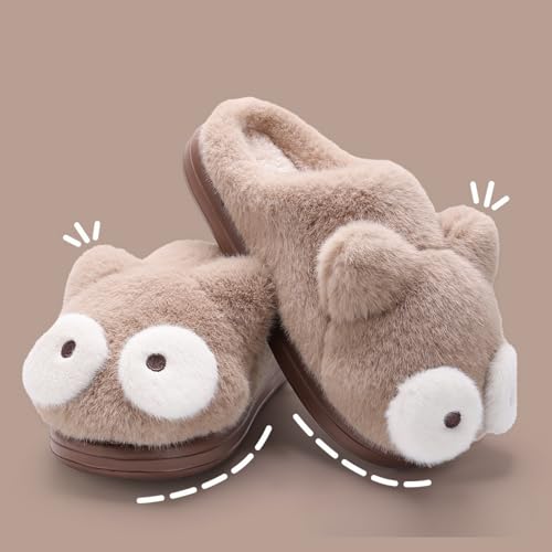 Cute Cat Slippers - Kawaii Animal Fluffy, Plush Warm Cozy House Slippers for Women and Men2