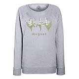 pull gris brodé fleurs Matière douce, résistante et réspirante