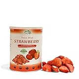 CHAVI Freeze-Dried Strawberry | Healthy 1 Ingredient Superfood - No Added Sugars or Preservatives - Non-GMO, Vegan, Gluten-Free | Long Shelf Life | 2 oz Can