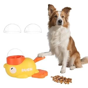 Duck Treat Dispenser – Pet Interactive Toys for Dogs, Cat Puzzle Toy, Fun Interactive Dog Food Dispensing Toy, Durable and Non-toxic Puppy Slow Feeder, Dog Treat Toys to Relieve Boredom
