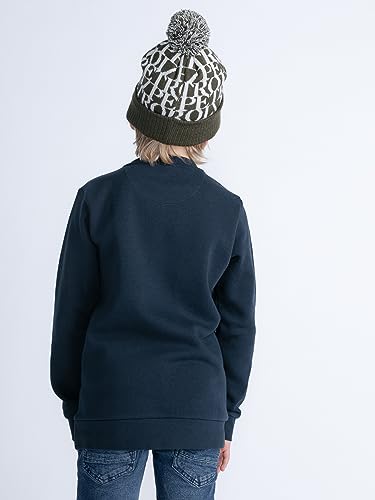 Pull Petrol pour garçons à col rond sweat de sport ado - 4