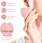 Set de brosses de maquillage 33 Pcs Makeup Tool Set Premium Synthétique Fondation Powder Concealers Ombres à paupières Brosses de maquillage Blush (Pink, 33 Ensemble de pièces)