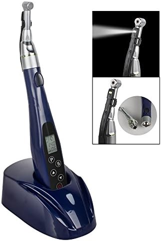 Denshine Dental LED Wireless Mini 16:1 Reduction Contra Angle Endo Motor Root Canall Treatment (Blue) - US Shipping, 3-6D Delivery