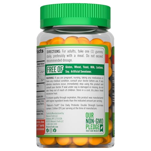 Image of Nature's Truth Daily Probiotic Gummies | 2 Billion CFU | 90 Count
